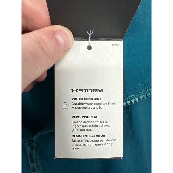 Under Armour Mens Legacy Crinkle Water-Repellent Loose Fit Jacket Size M - Picture 6 of 13